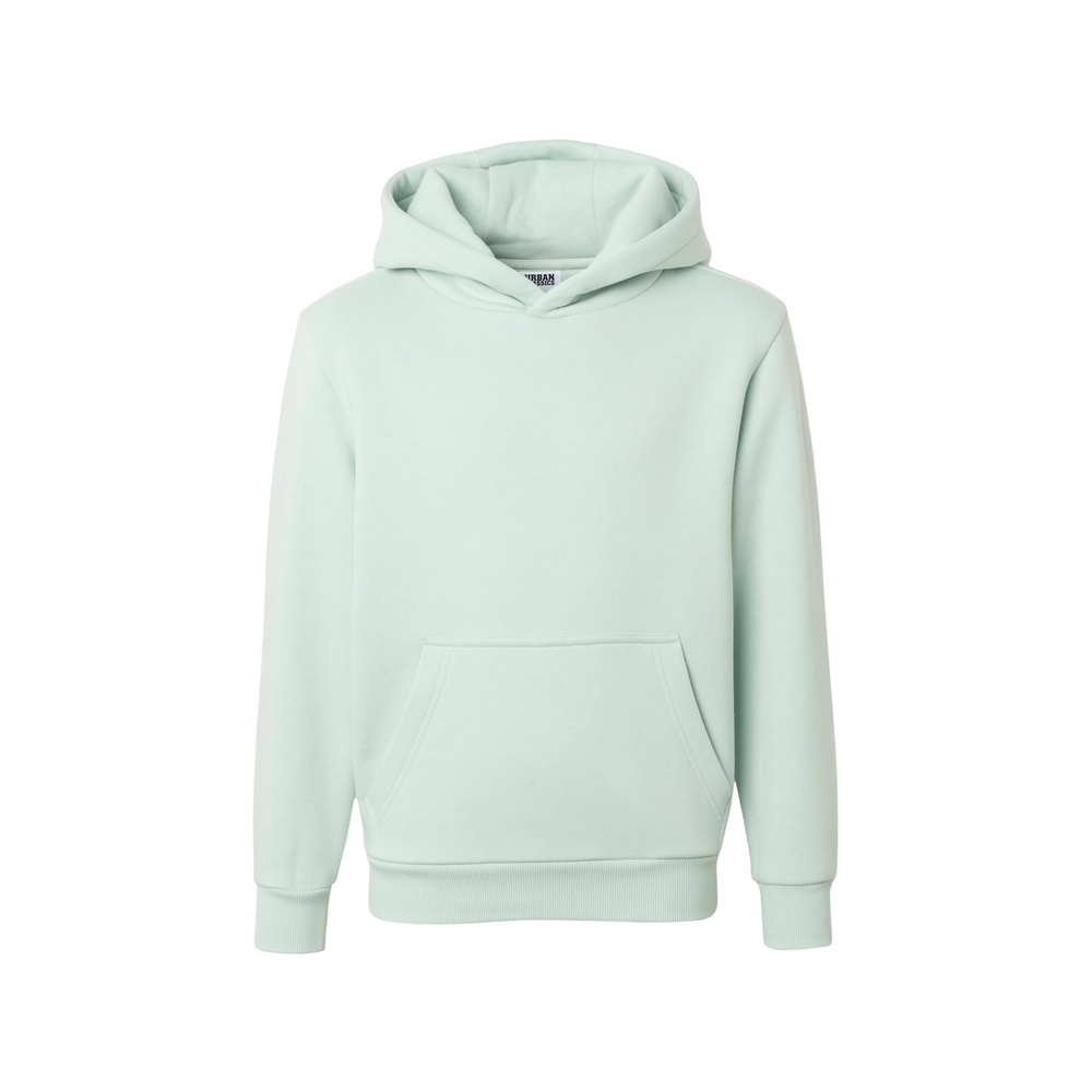 Urban Classics - Fluffy Sweat à capuche/pull pour enfants - Menthe verte